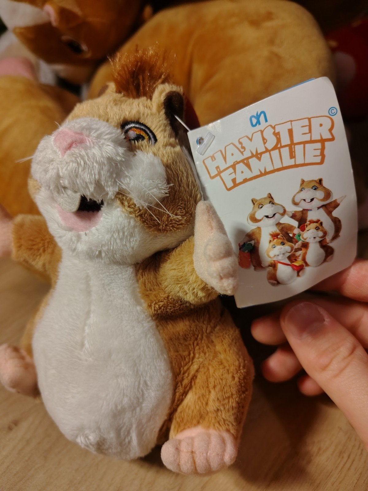 AH Hamster Vintage met kaartje, Ophalen of Verzenden, Nieuw, Overige typen