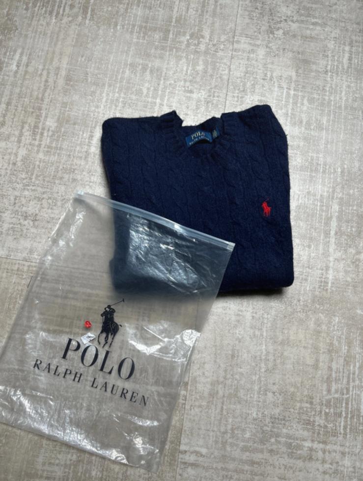 Ralph lauren cable knit, Verzenden, Nieuw, Maat 46 (S) of kleiner, Blauw