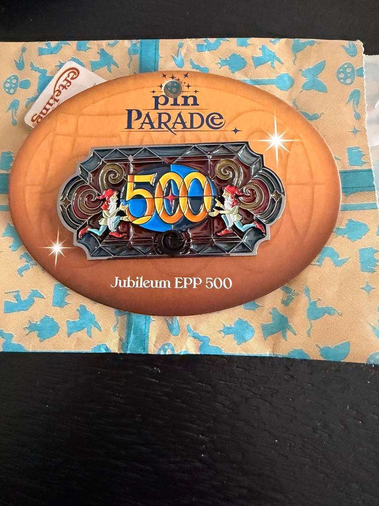 Efteling pin parade 500 jubileum nieuw, Ophalen of Verzenden, Nieuw, Button of Speldje