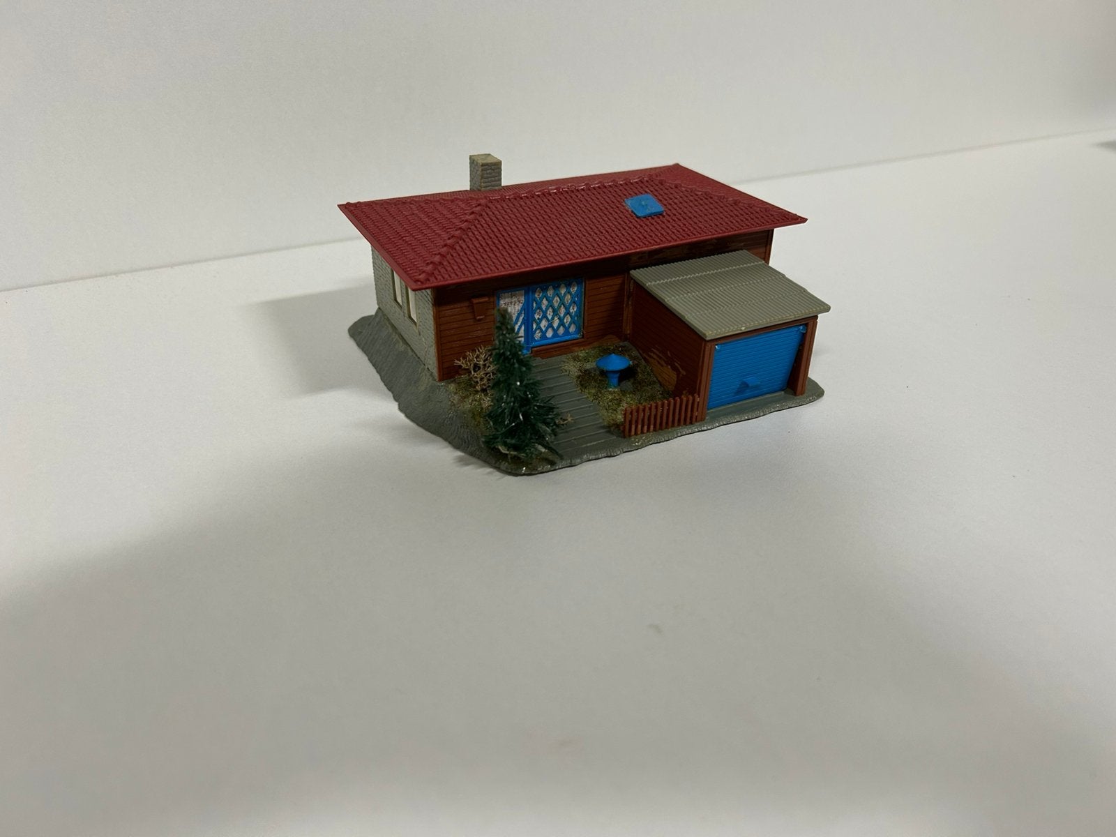Modelspoorbaan huisje, Overige merken, Gelijkstroom of Wisselstroom, Brug, Tunnel of Gebouw, Ophalen of Verzenden