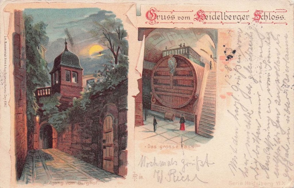 703-180-029 Heidelberg, Verzenden, Voor 1920, Duitsland