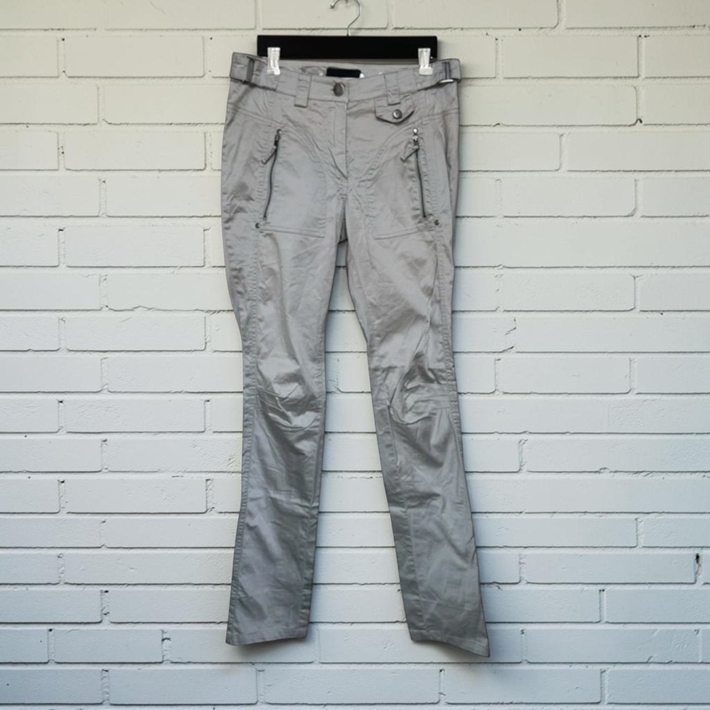 Summum Broek Maat 34 Beige Grijs Cargo Style Inkortbaar, S, Overige kleuren, Verzenden, Zo goed als nieuw