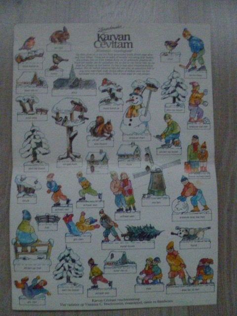 Kijkdoos maken of...? Winterafbeeldingen - kleur op karton., Ophalen of Verzenden, Nieuw, Knutselen