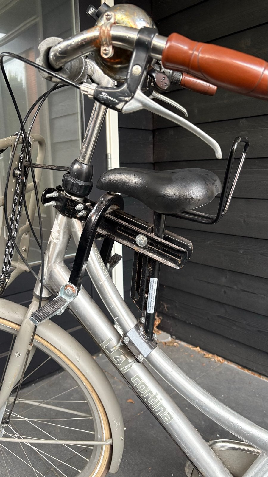 Kinderzitje voor op de fiets - Voorzitje, Ophalen, Gebruikt, Voetsteuntjes, Voorzitje