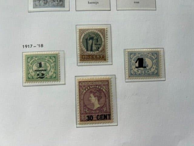 Ned. Indie 1917-1918  Nooduitgifte postfris, Ophalen of Verzenden, Postfris