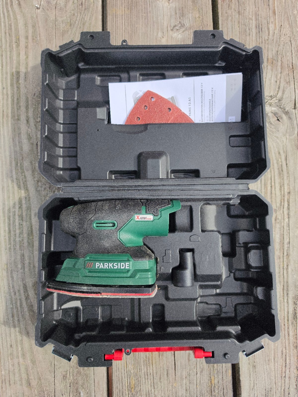Parkside PAMS 12 A1 Accu Multischuurmachine, Ophalen, Zo goed als nieuw, Overige typen