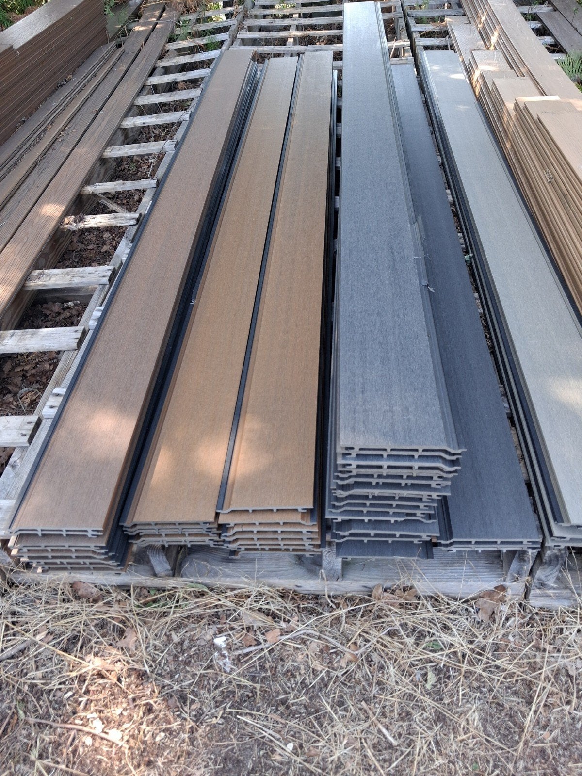 diverse kleine partijen fiberdeck essential composiet gevelp, Ophalen, 250 cm of meer, Planken