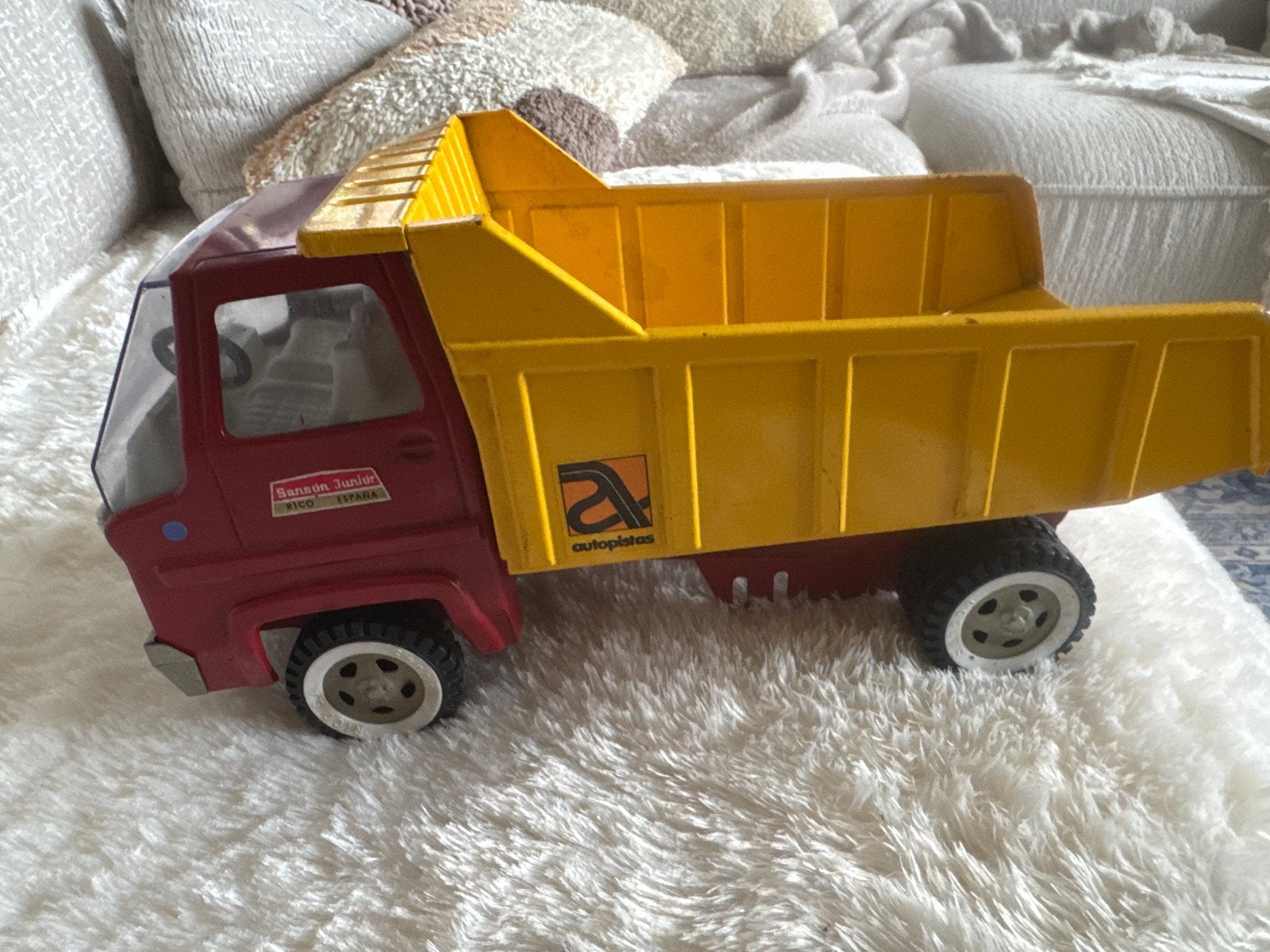 Sanson kiepauto metaal vintage, Ophalen of Verzenden, Gebruikt