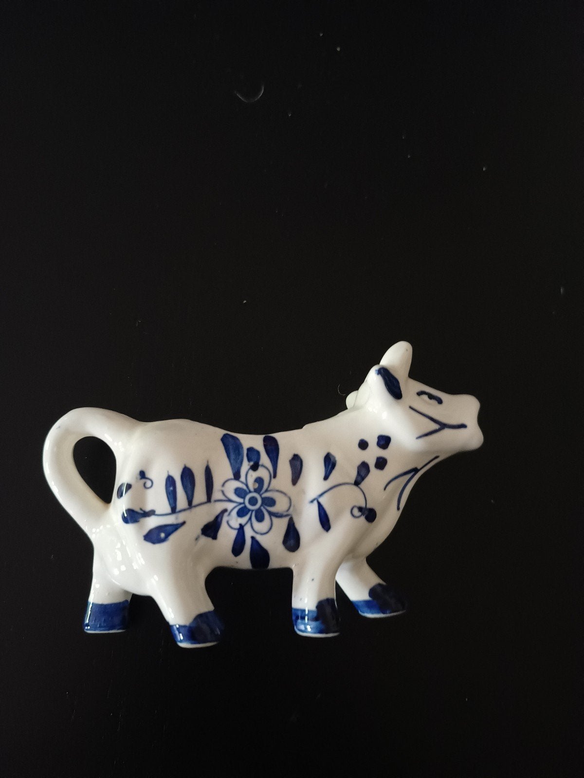 Delfts Blauw porseleinen koe beeldje, Ophalen of Verzenden