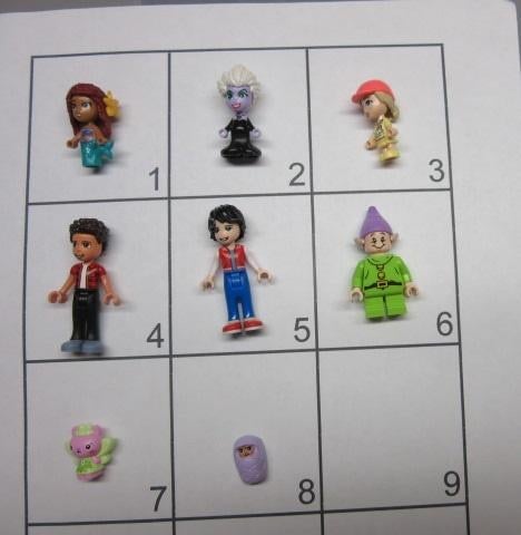 L375 LEGO MINIFIG DISNEY DOPEY FRIENDS JONGENS ARIEL URSULA, Dalwagen 45b, 6669 CB Dodewaard, Lego, Nieuw, Ophalen of Verzenden