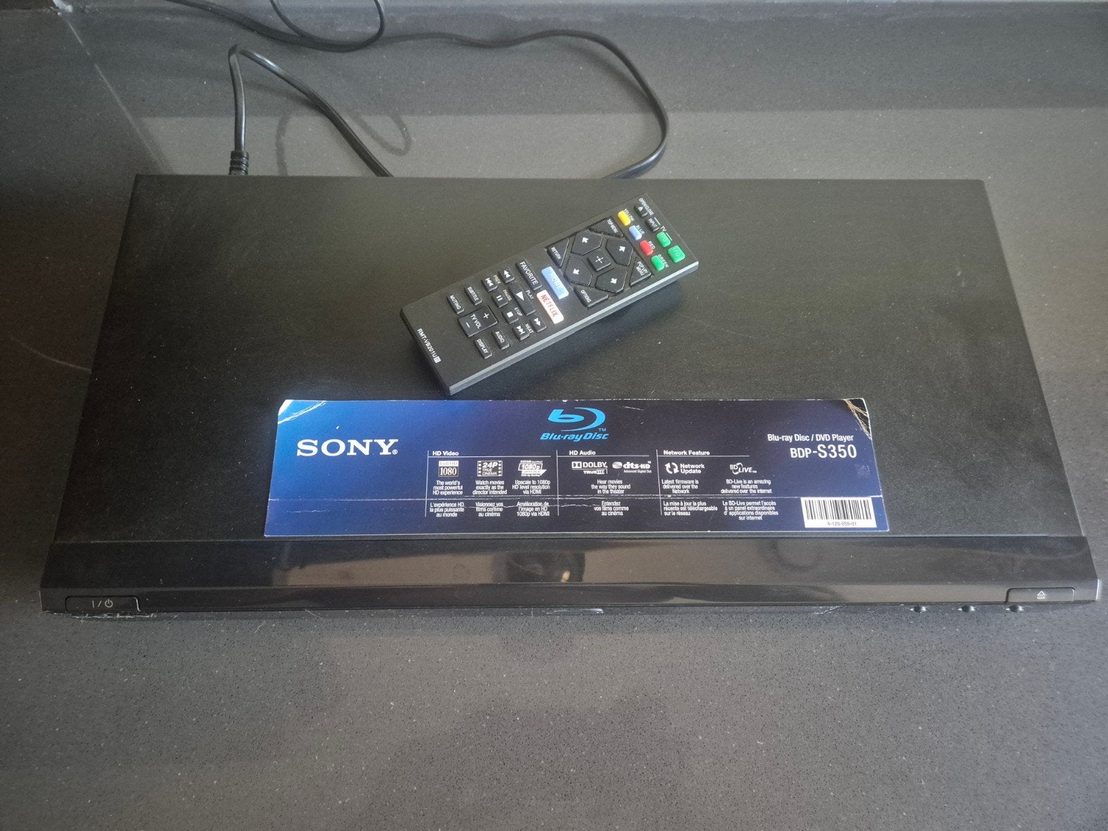 Sony BDP-S350 Blu-ray/DVD speler - Getest en Werkend, Ophalen of Verzenden, Gebruikt, Sony