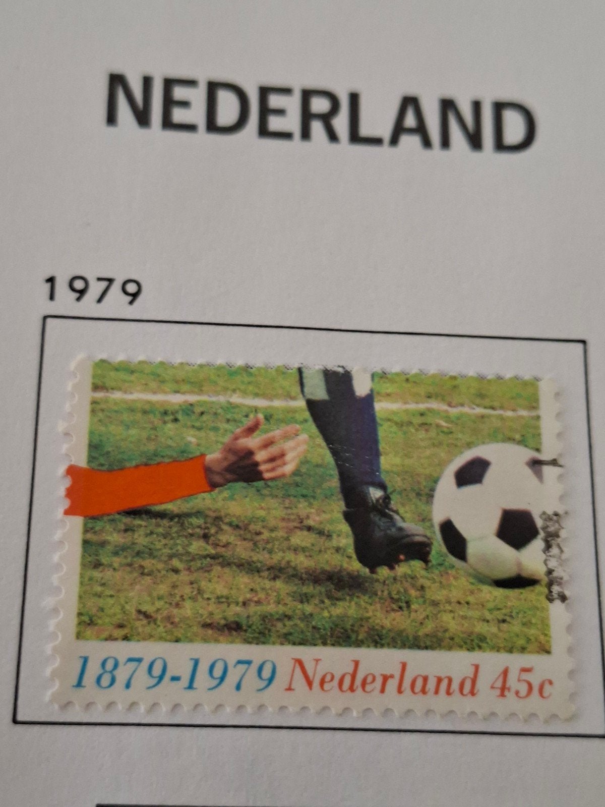 Postzegel voetbal 1979, Ophalen of Verzenden