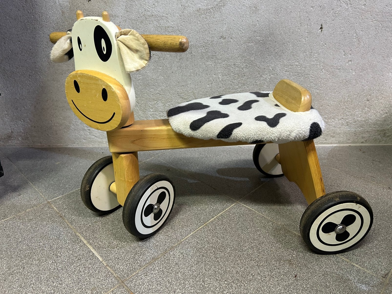 Houten loopfiets koe, Ophalen, Gebruikt, Overige merken