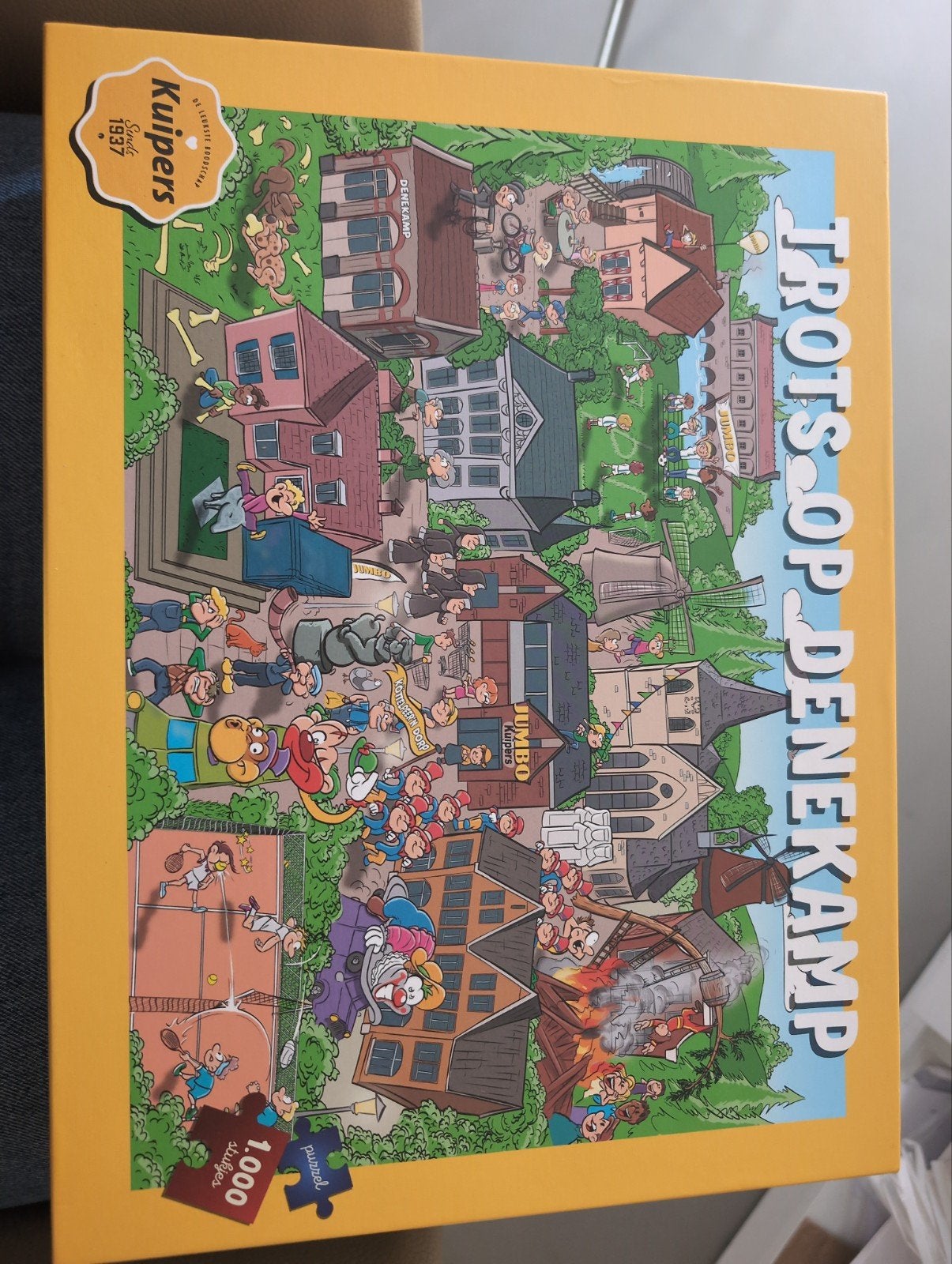 Jumbo Legpuzzel Trots op Denekamp 1000 stukjes, Hobby en Vrije tijd, Denksport en Puzzels, Ophalen of Verzenden, 500 t/m 1500 stukjes