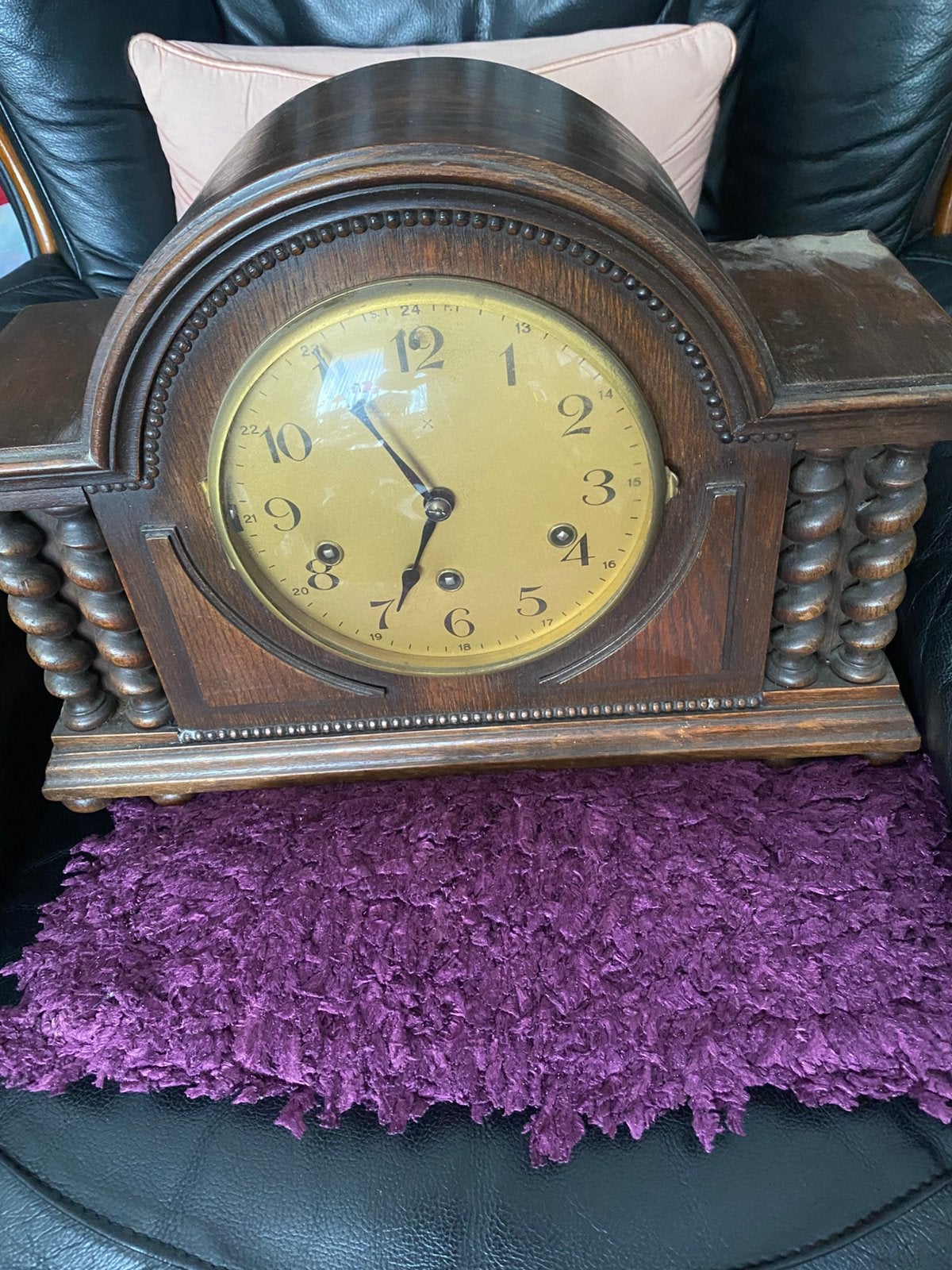 Antieke klok .30cm. Hoog 40 cm. Breed, Antiek en Kunst, Antiek | Klokken, Ophalen