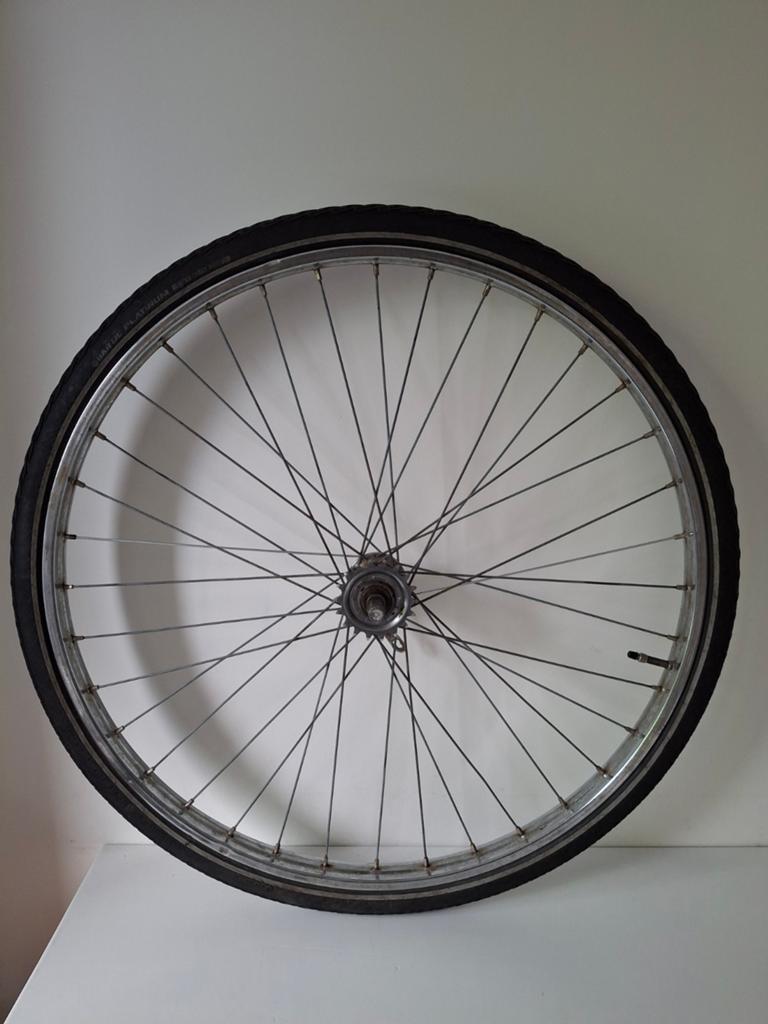 Achterwiel met terugtraprem 28x1 5/8 1 3/8, Fietsen en Brommers, Fietsonderdelen, Ophalen