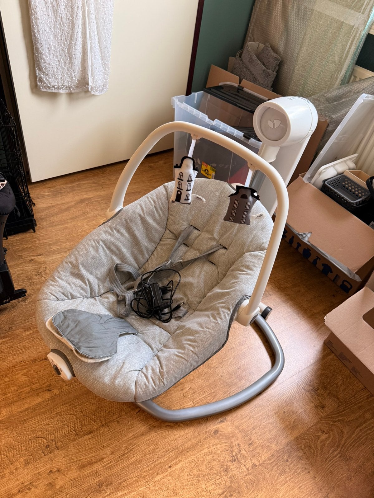 Joie serina 2in1 schommelstoel baby, Ophalen of Verzenden, Gebruikt