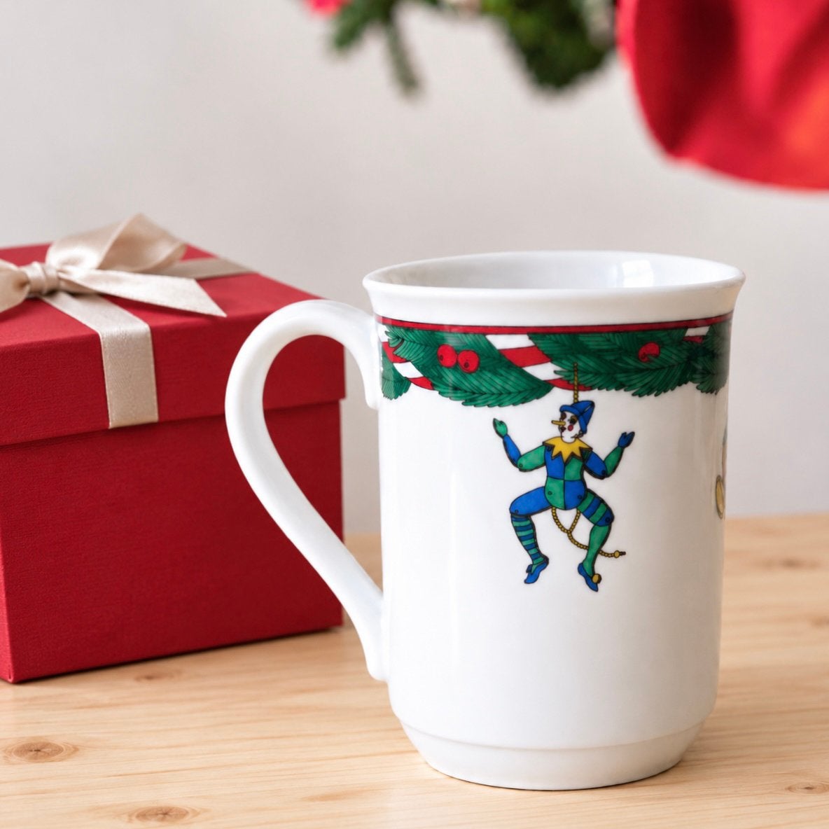 Kerstmok Beker Heinrich Villeroy & Boch Magic Christmas, Villeroy & Boch, Vintage, Zo goed als nieuw, Porselein