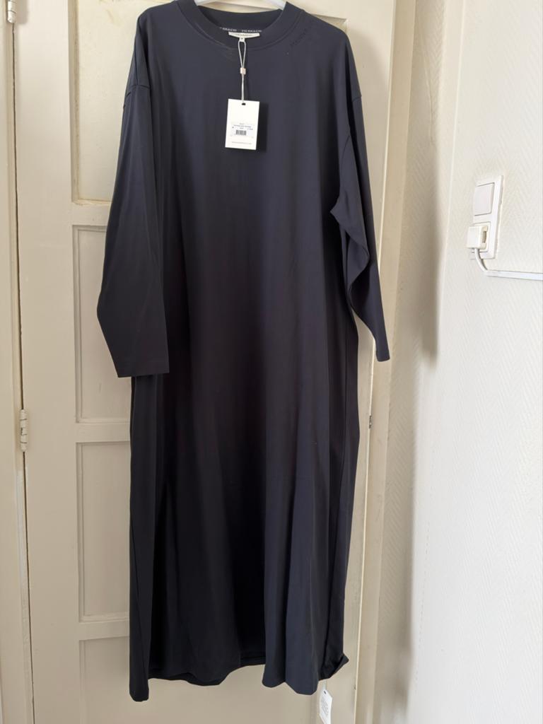 Merrachi Oversized Katoenen Jurk - Zwart, Maat M, Maat 38/40 (M), Zwart, Nieuw, Ophalen of Verzenden