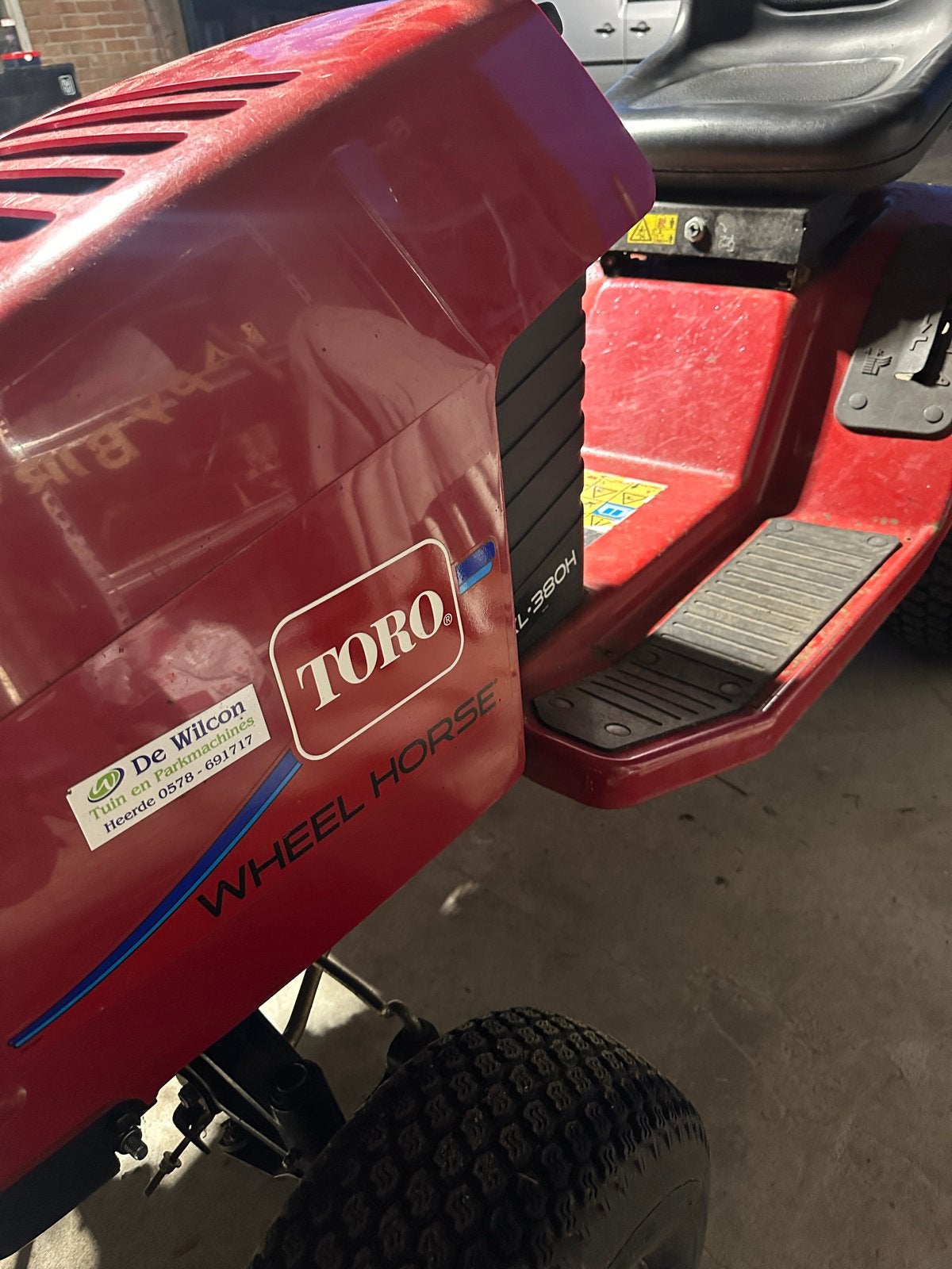 TORO WHEEL HORSE TUINTREKKER (HYDROSTAAT) ZONDER MAAIDEK, Tuin en Terras, Ophalen of Verzenden, Gebruikt