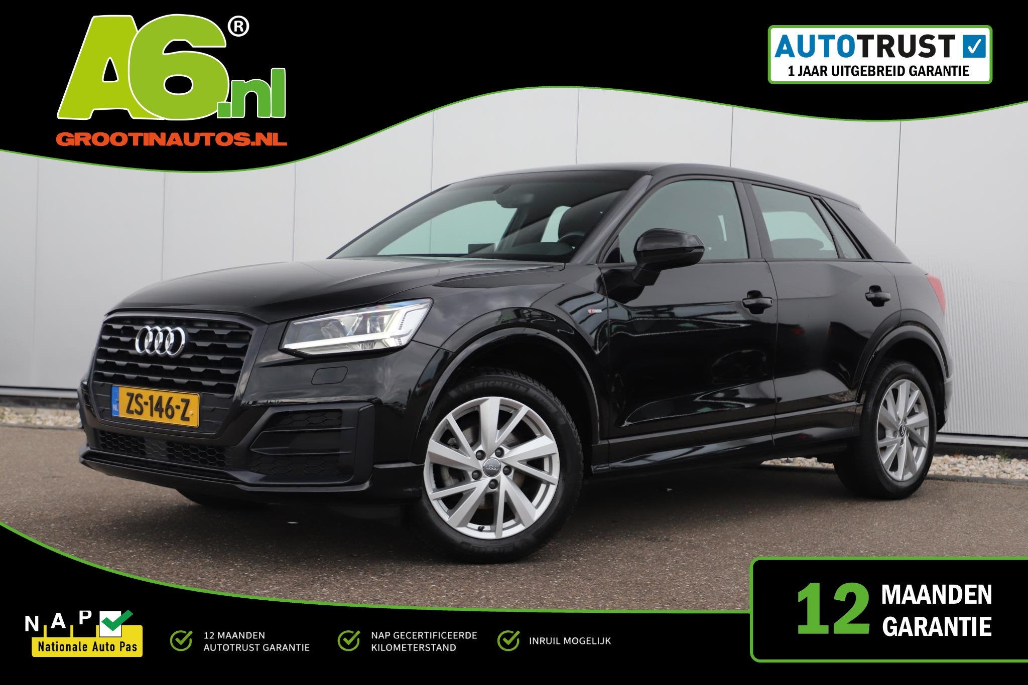 Audi Q2 30 TFSI Sport S line Edition Navigatie Climate Cruis, Auto's, Voorwielaandrijving, Gebruikt, 1200 kg, Met garantie (alle)