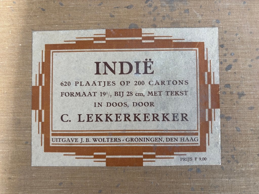 Indie plaatjes C.Lekkerkerker, Gebruikt, 1940 tot 1960, Prent, Buitenland