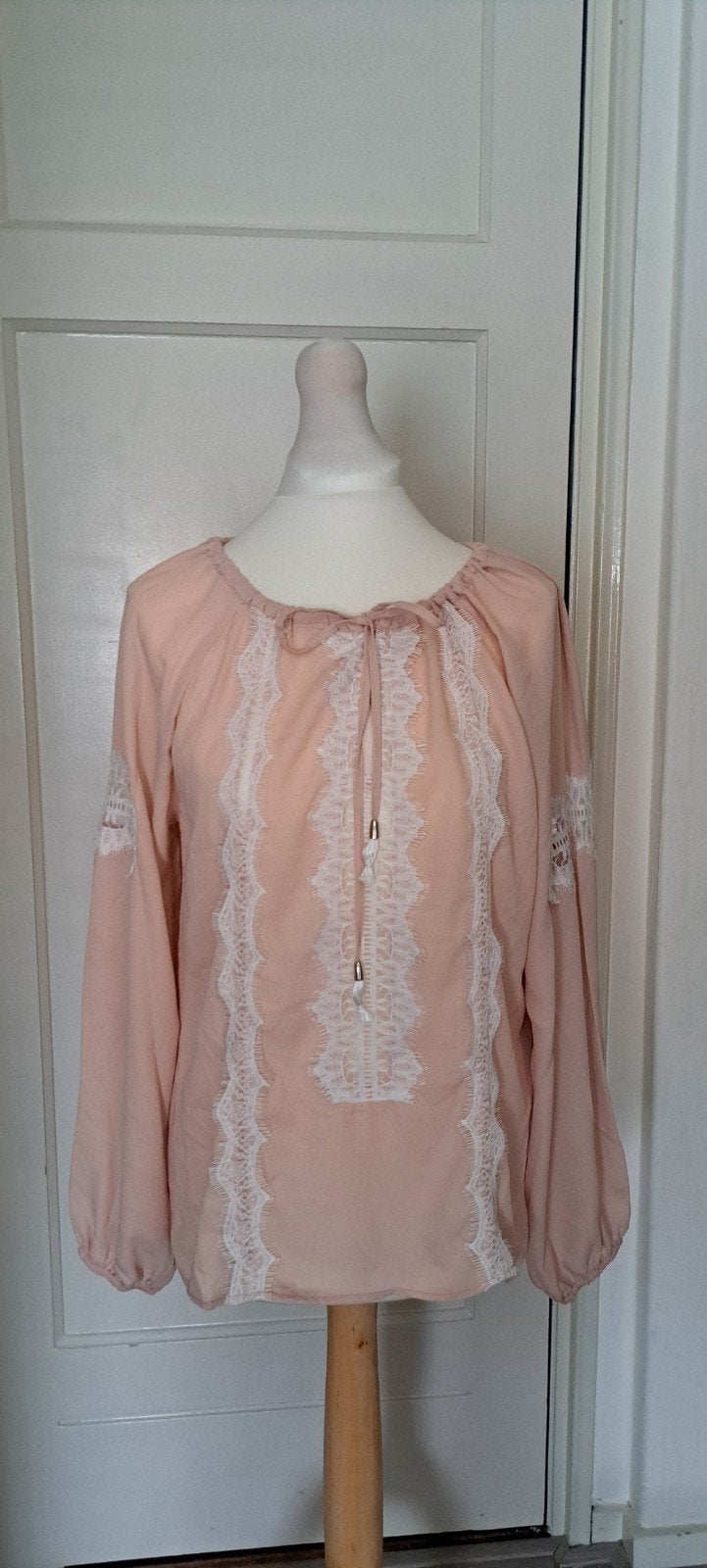 nieuwe blouse /kleur zalm oranje/merk Jacky luxury/ maat M, Maat 38/40 (M), Nieuw, Oranje, Ophalen of Verzenden