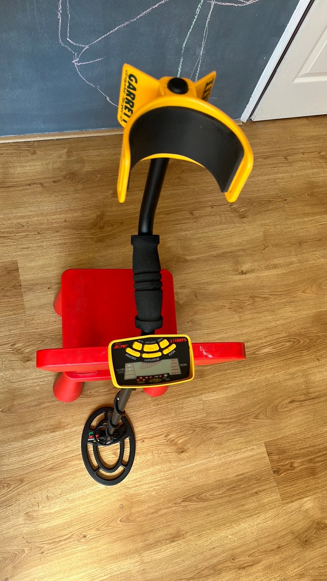 Metaaldetector Garrett 250 Ace, Hobby en Vrije tijd, Metaaldetectors, Ophalen, Garrett, Gebruikt, 30 cm of minder