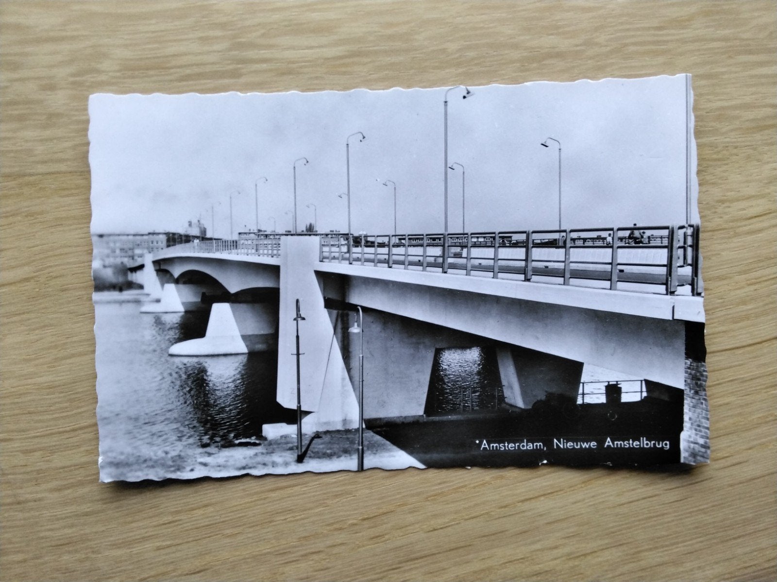 Amsterdam, Nieuwe Amstelbrug., Verzamelen, Verzenden, 1960 tot 1980, Ongelopen, Noord-Holland