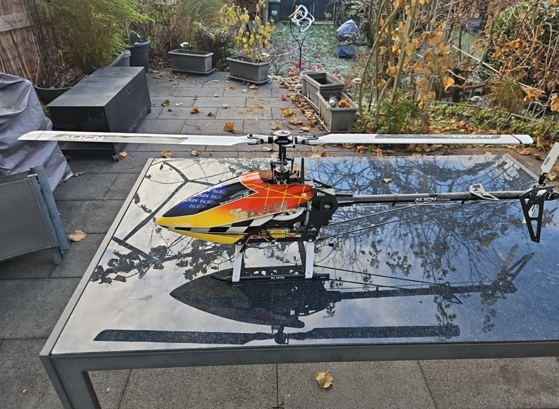 Align T-Rex 550E + Microbeast RC Helicopter Flybarless FBL, Ophalen of Verzenden