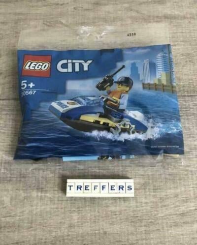 Nieuw in ongeopende polybag! LEGO 30567 Politie Waterscooter, City, Lego, Nieuw, Ophalen of Verzenden