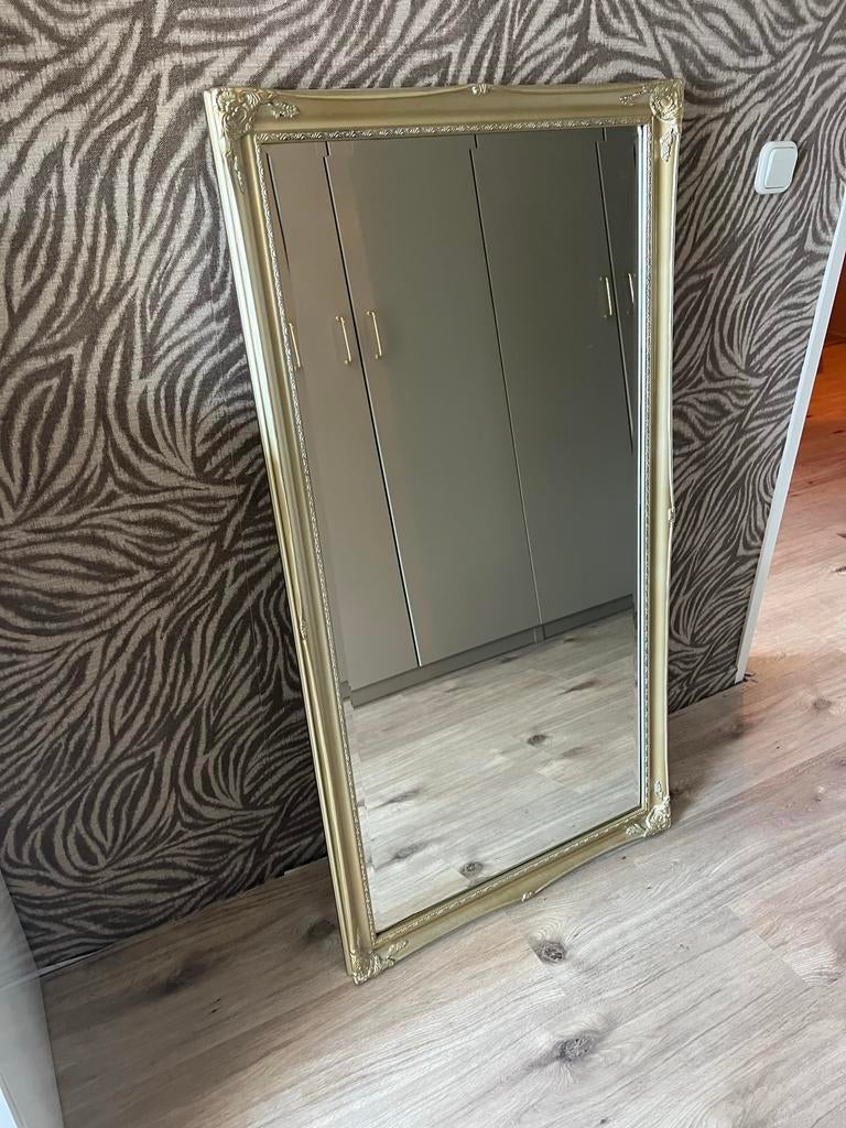 Barok spiegel 70 x 130 cm, 100 tot 150 cm, Ophalen of Verzenden, Zo goed als nieuw, Rechthoekig