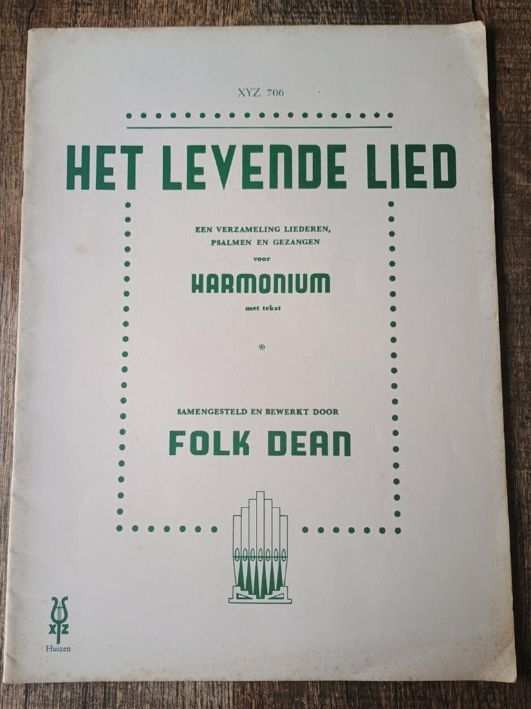 Folk Dean - Het levende Lied - Harmonium, Muziek en Instrumenten, Ophalen of Verzenden, Gebruikt, Les of Cursus