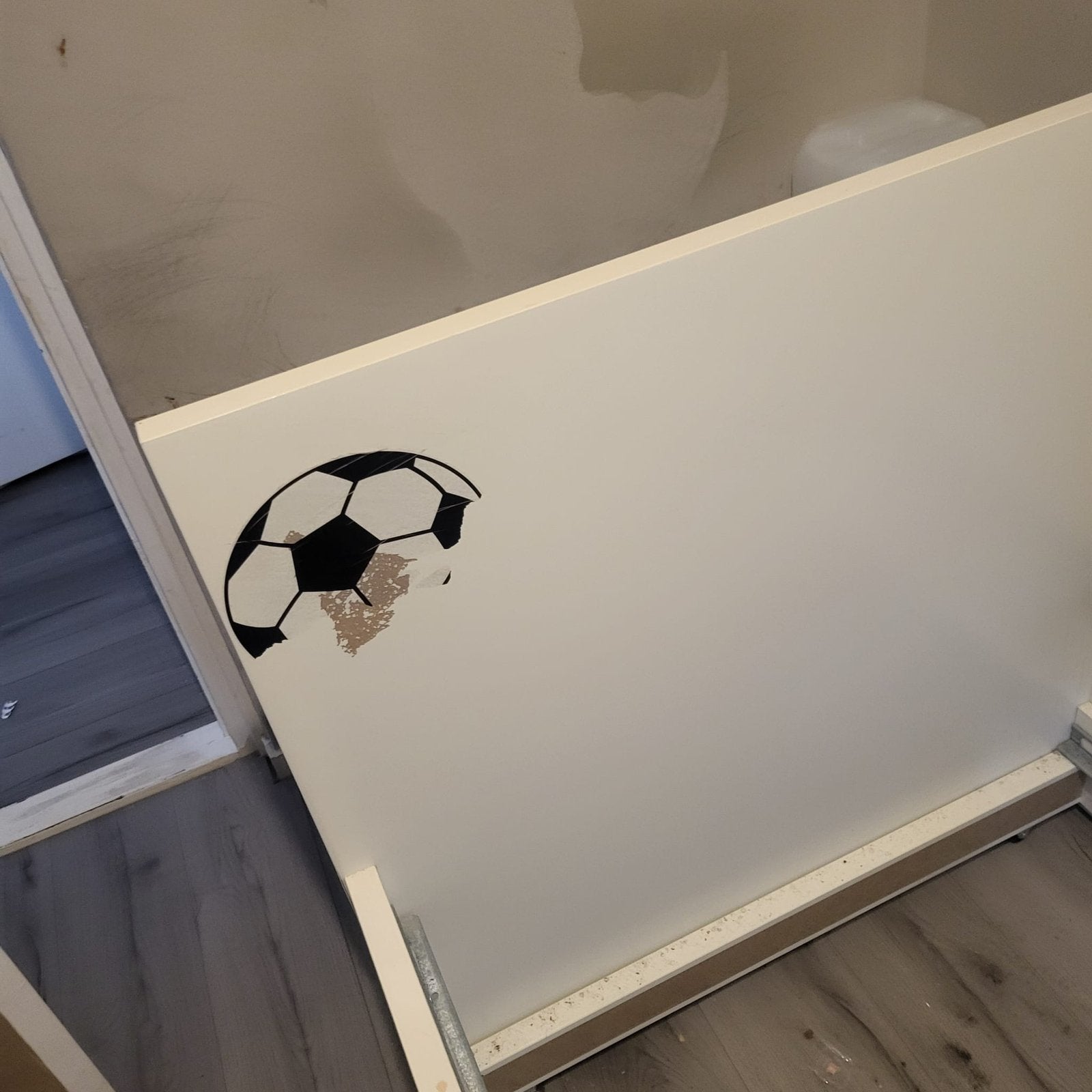 Te koop: Eenpersoonsbed met opberglade + matras, Gebruikt, 90 cm, Eenpersoons, Wit
