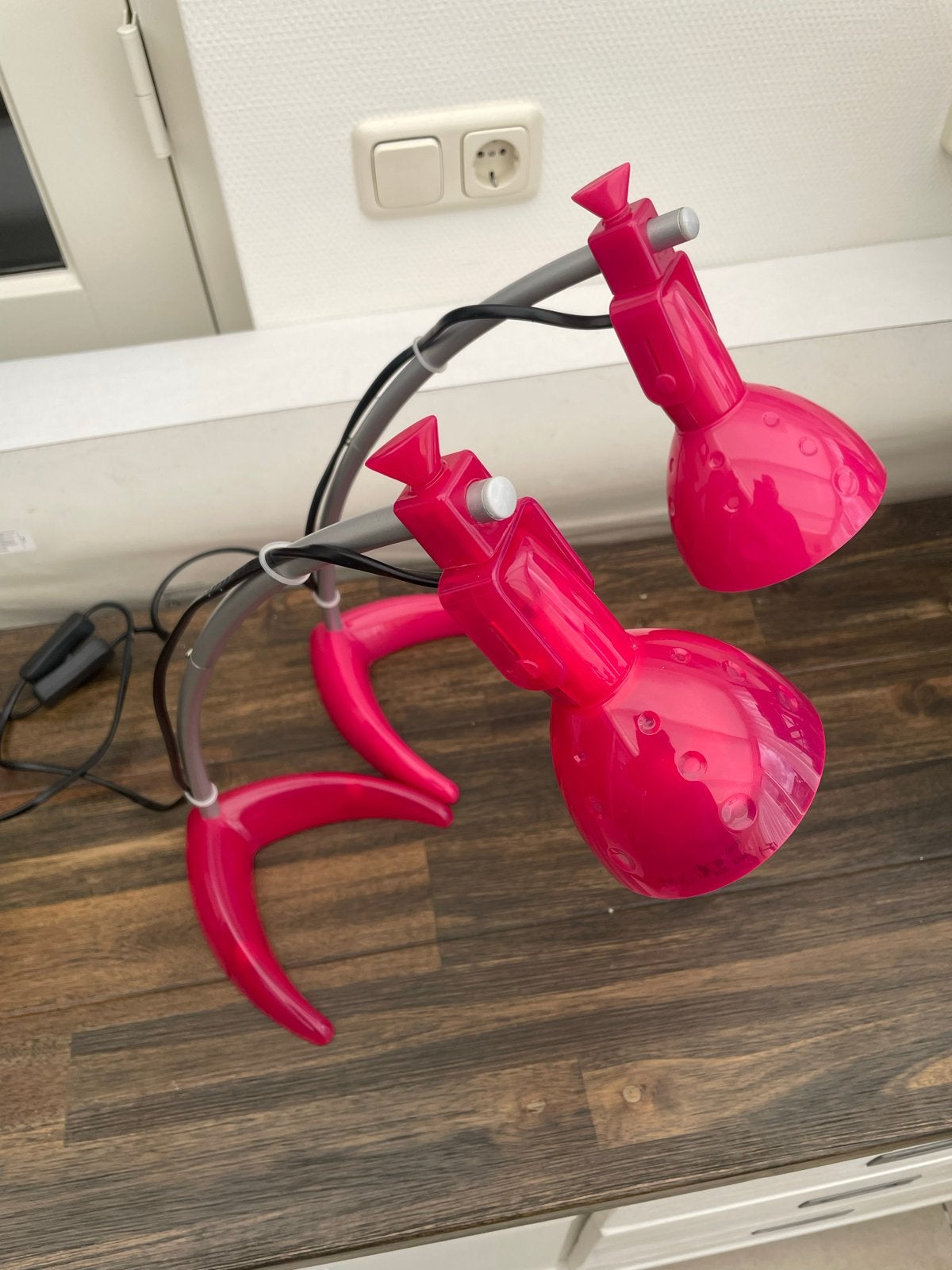 IKEA MÖRKER Tafellamp - Roze met  Verlichting, Overige fittingen, Ophalen of Verzenden, IKEA, Modern