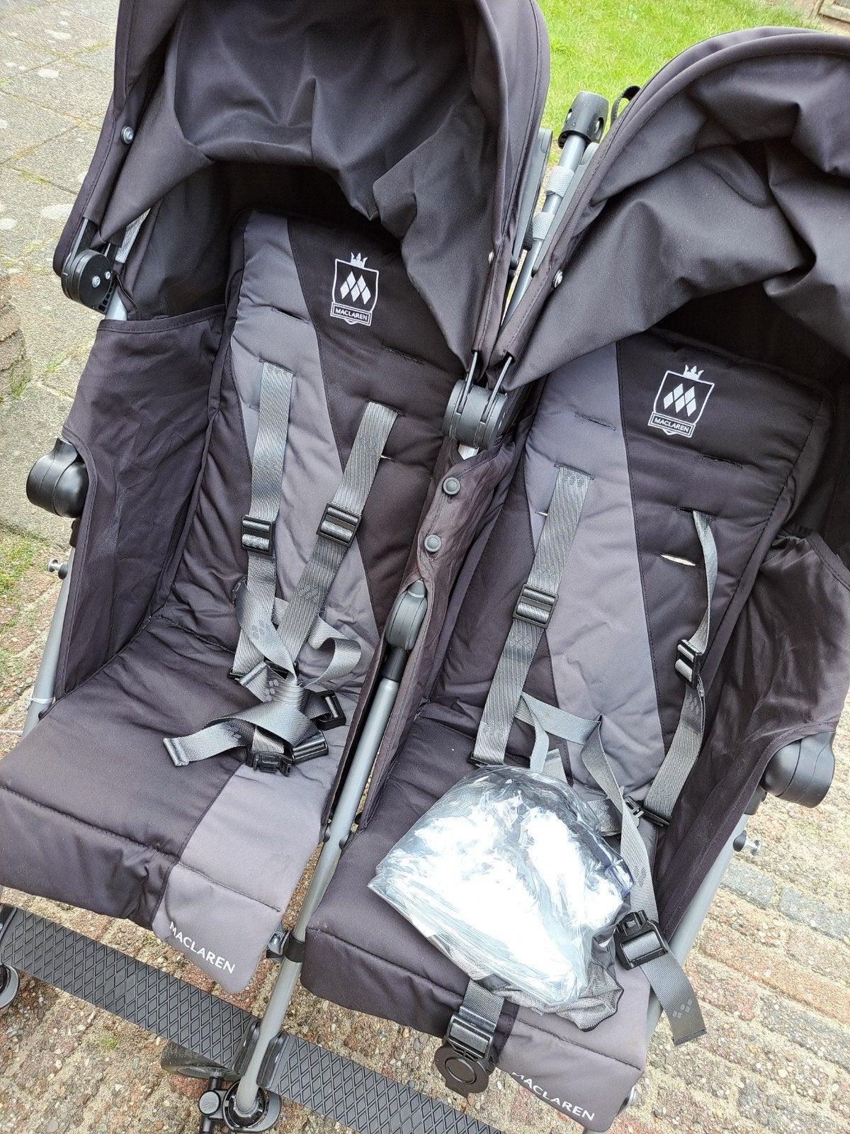 Maclaren tweeling buggy, Ophalen, Gebruikt, Kinderwagen of Buggy
