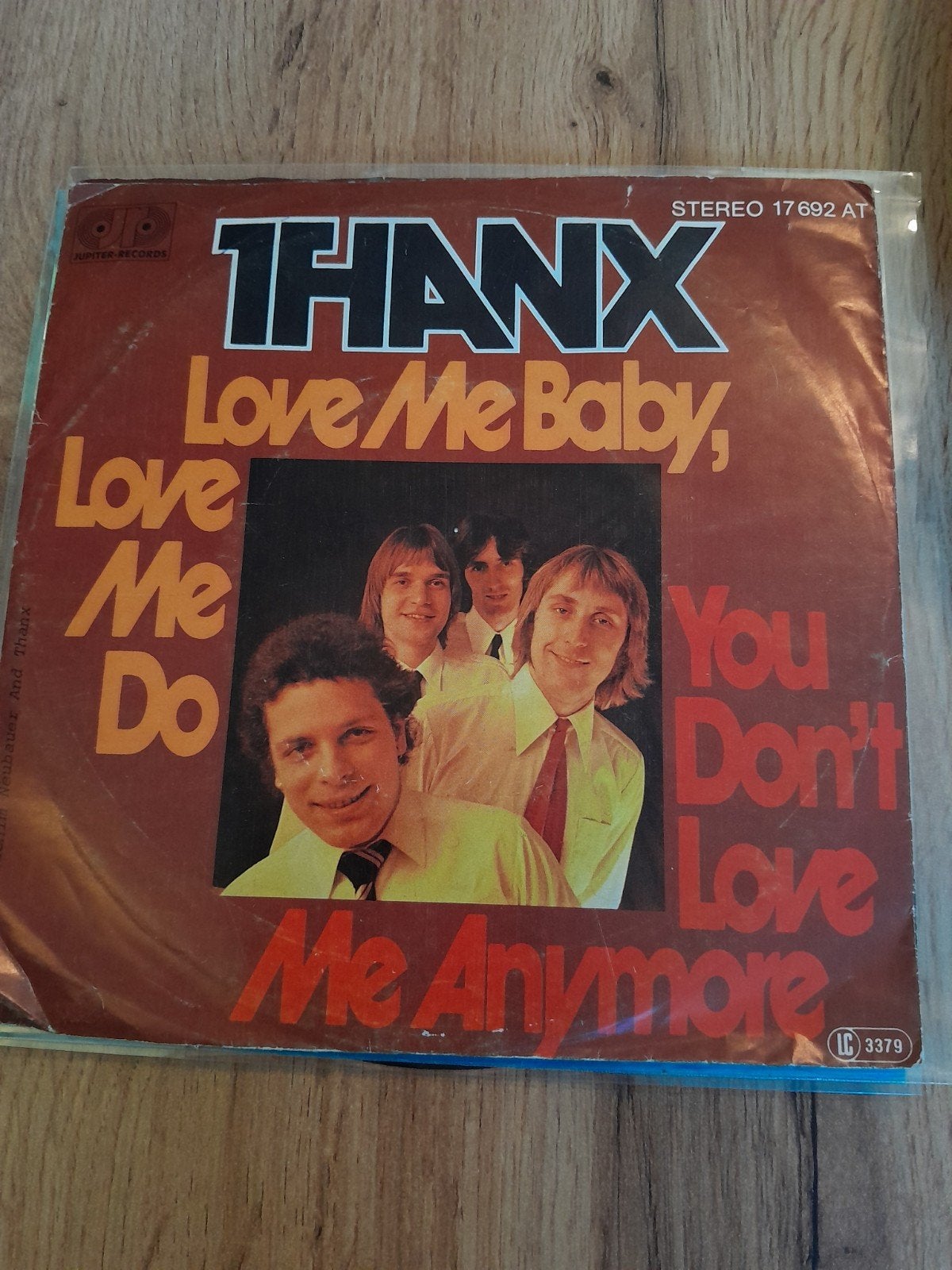 thanx 7 inch love me baby love me do, Ophalen of Verzenden, Zo goed als nieuw, Pop