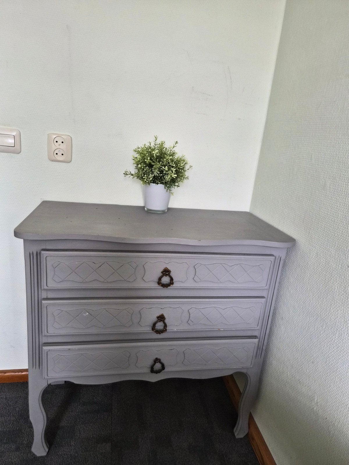 Landelijk kastje 40x80 - Grijs, Minder dan 50 cm, Gebruikt, Ophalen of Verzenden, Landelijk