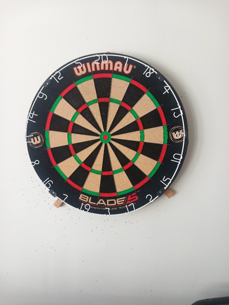 Dartbord, Sport en Fitness, Ophalen, Gebruikt, Dartbord