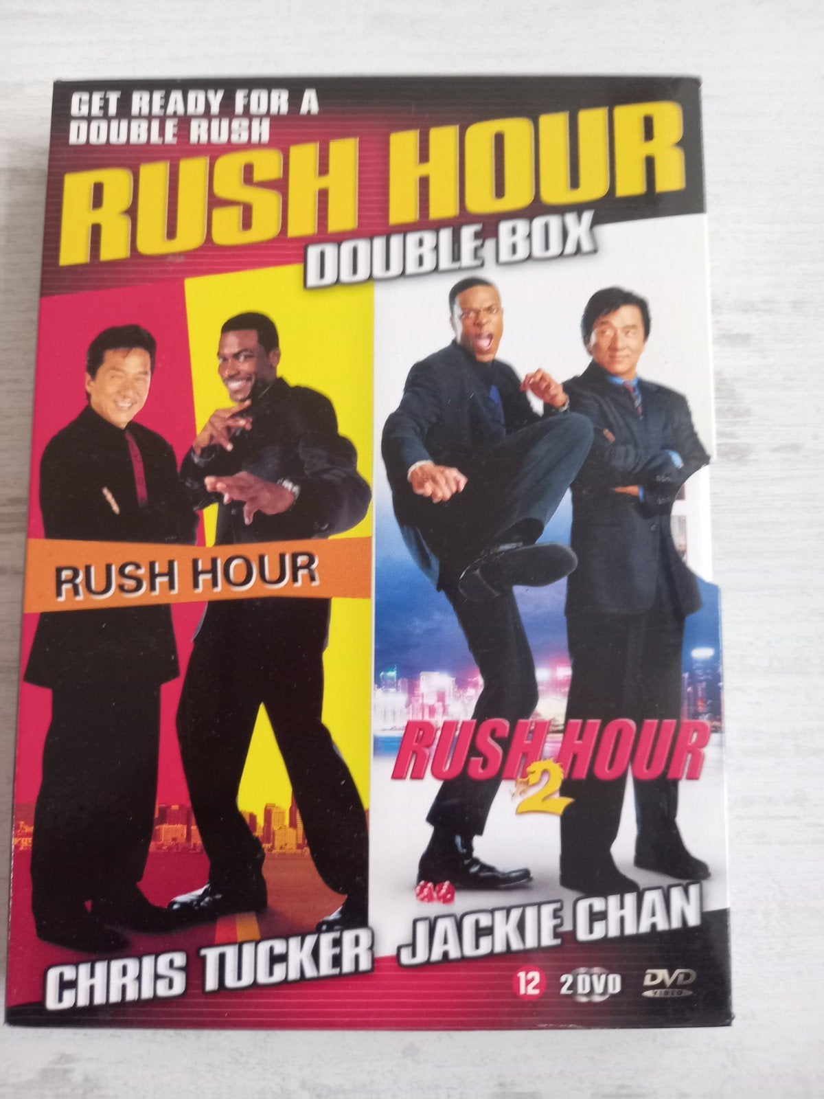 Rush Hour 1 en 2, Alle leeftijden, Ophalen of Verzenden, Zo goed als nieuw, Actiekomedie