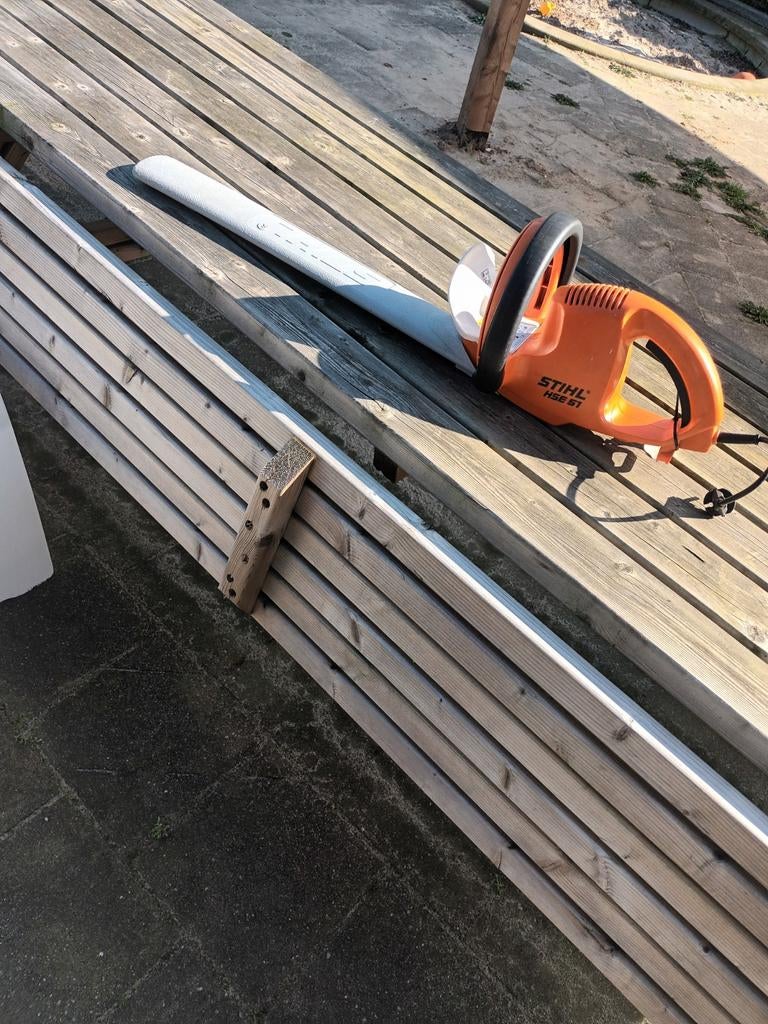 Stihl HSE 51 Elektrische Heggenschaar, Ophalen of Verzenden, Elektrisch