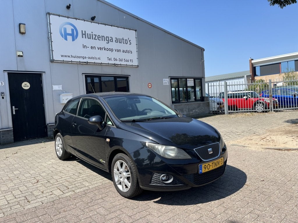 SEAT Ibiza SC 1.2 TDI COPA Eco| AIRCO| Achterschade!| Koopje, Auto's, Euro 5, Stof, Gebruikt, Zwart