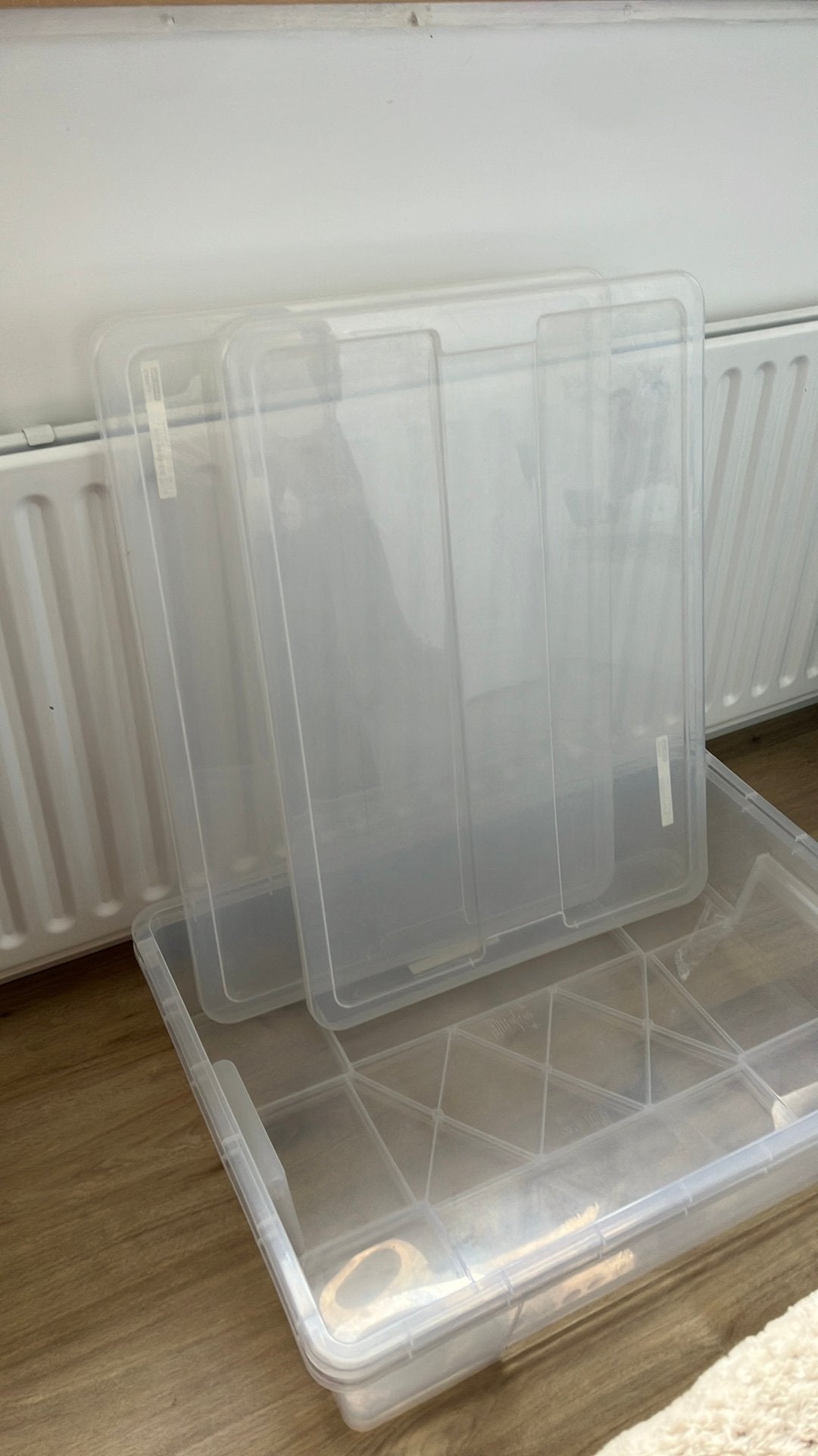 2 ikea samla bakken incl. deksel., Ophalen, Doos, 40 tot 60 cm, Minder dan 35 cm