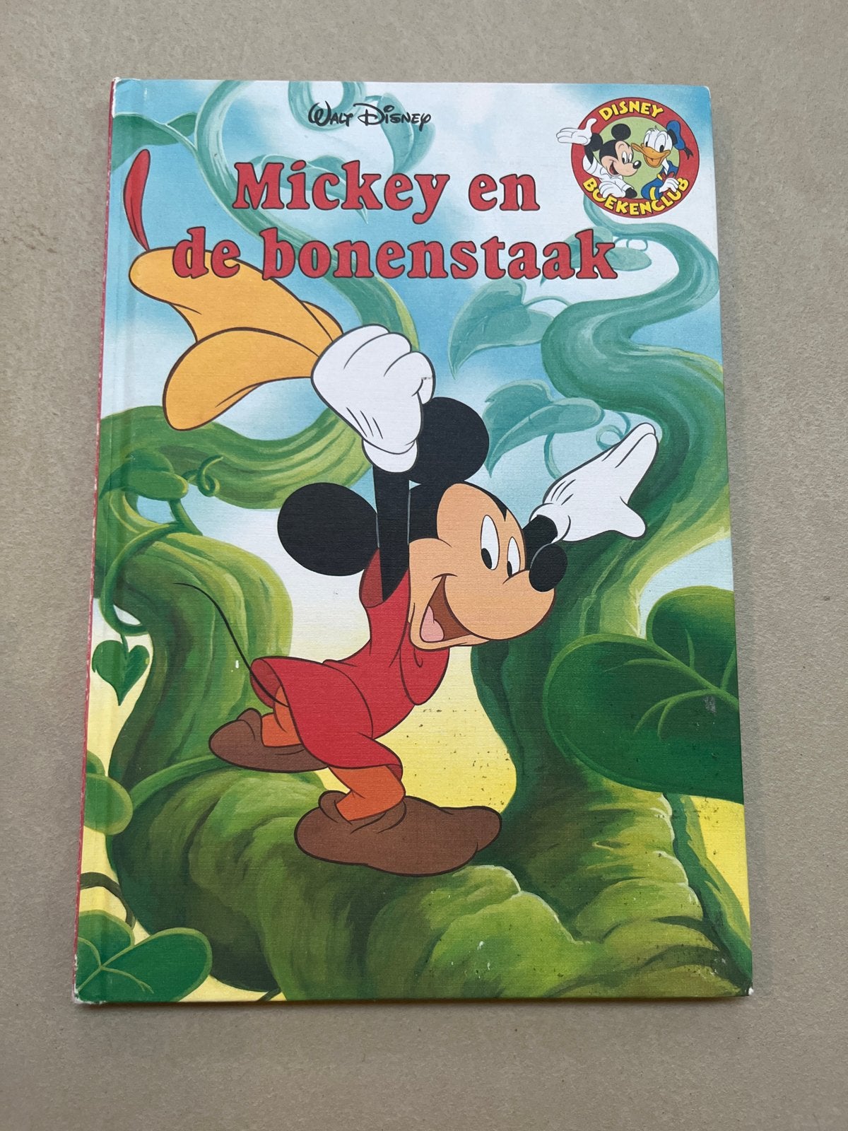 Mickey en de bonenstaak - Disney Boekenclub, Jongen of Meisje, Ophalen of Verzenden, Zo goed als nieuw, Voorleesboek