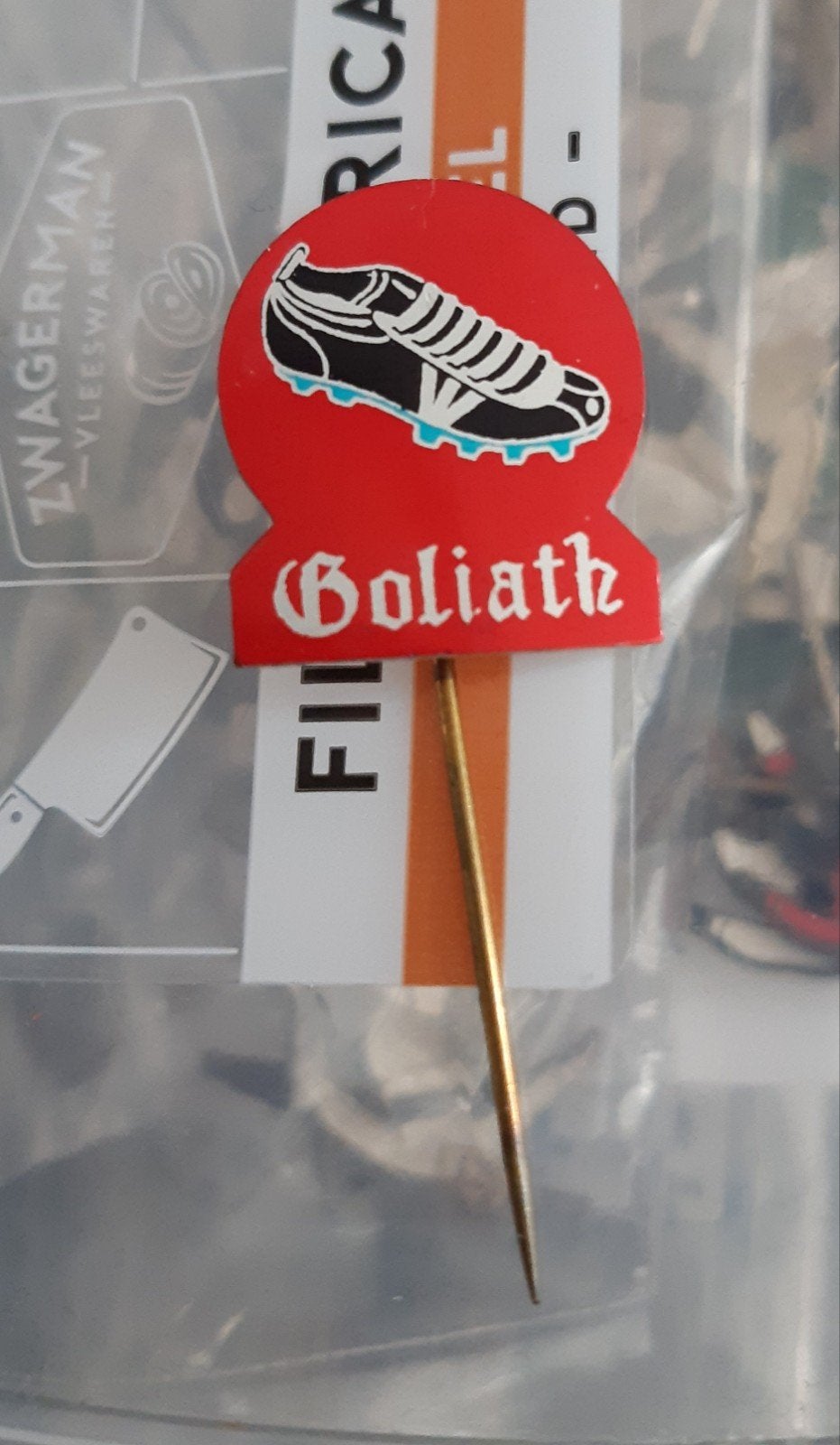 Speldje Goliath, Ophalen of Verzenden, Nieuw, Merk, Speldje of Pin
