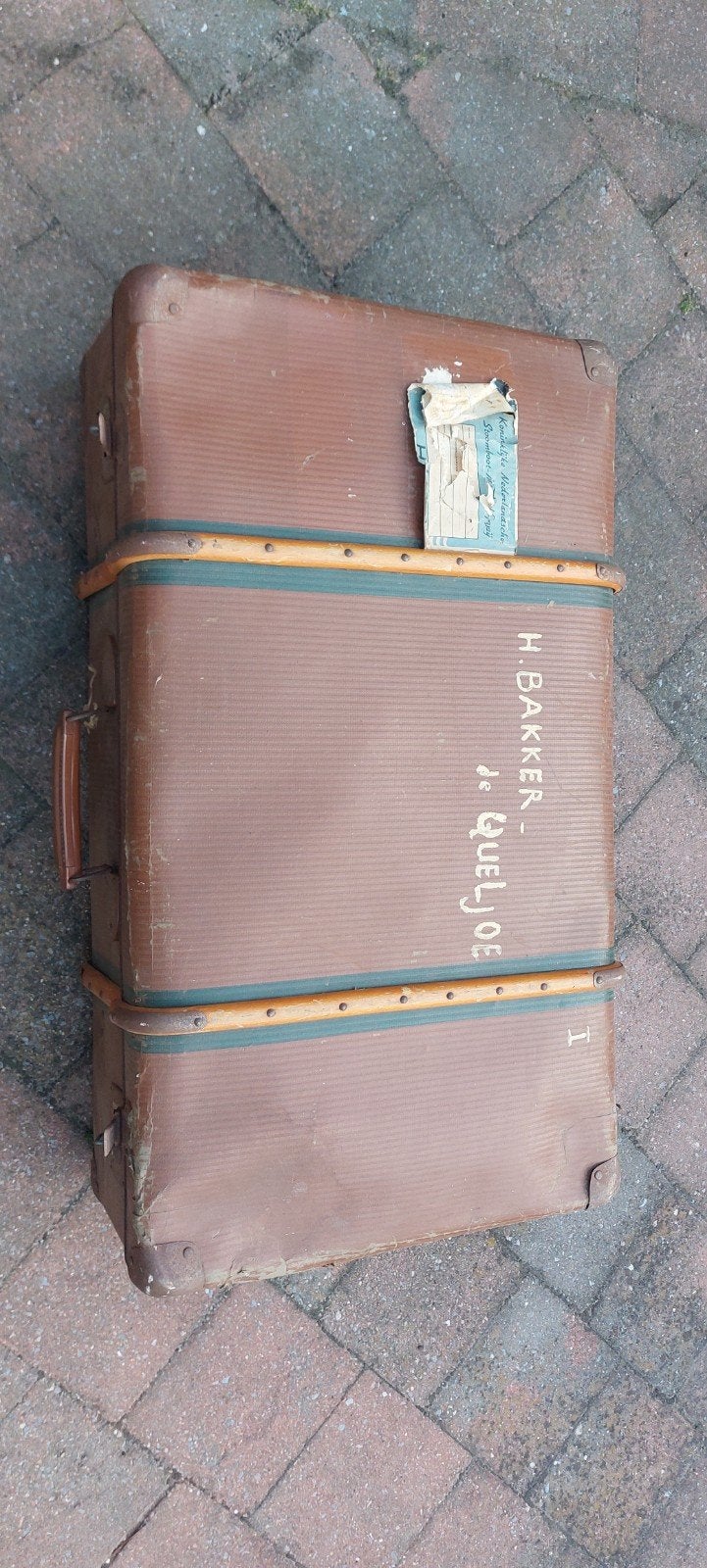 oude scheeps koffer, Ophalen of Verzenden