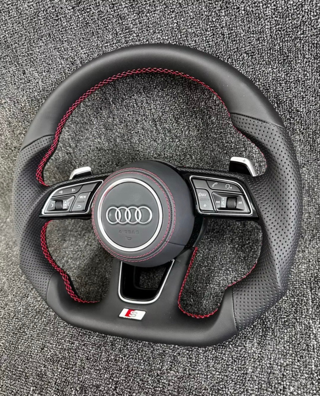 S line stuur NIEUW Met rode Accenten, Auto-onderdelen, Besturing, Ophalen of Verzenden, Nieuw, Audi