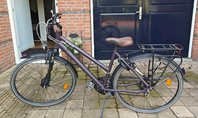 B'TWIN Hoprider fiets - Zo goed als nieuw, Velgrem, Versnellingen, Zo goed als nieuw, 50 tot 53 cm