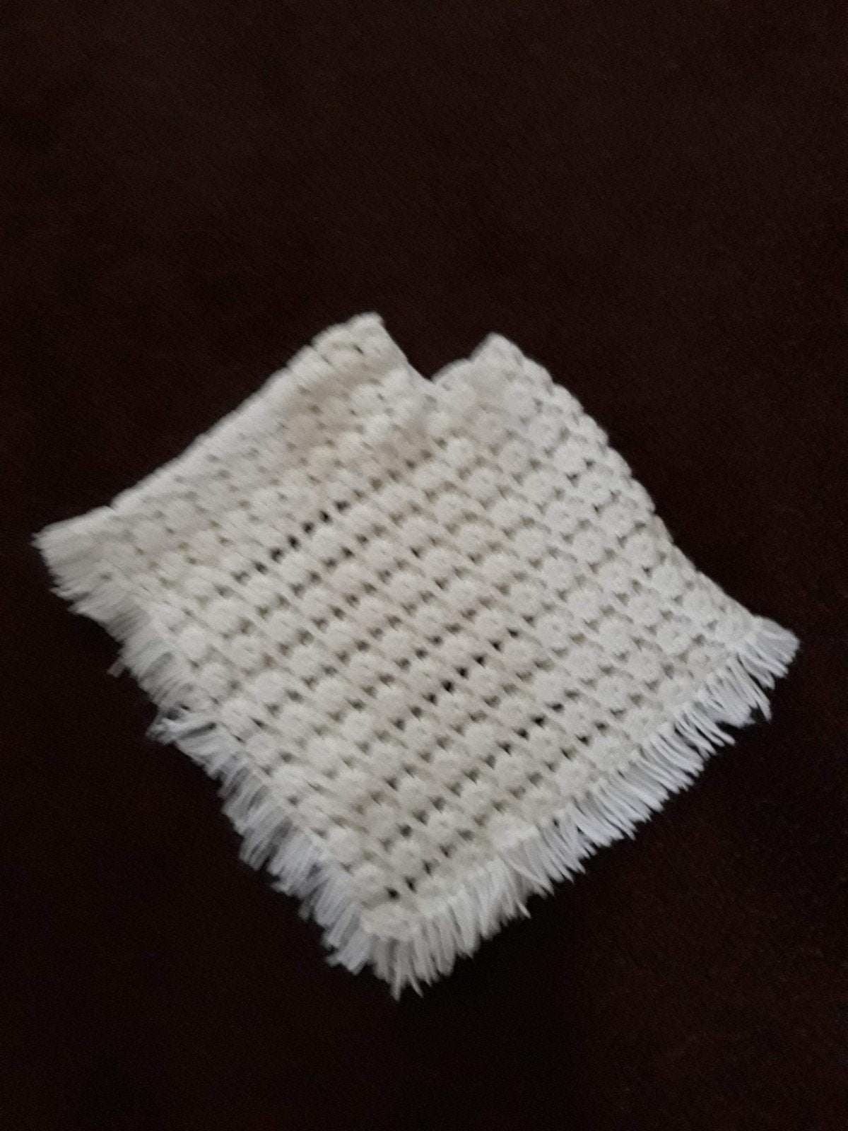zgan handgemaakte poncho maat 74, Kinderen en Baby's, Overige typen, Meisje, Handgemaakt, Ophalen of Verzenden