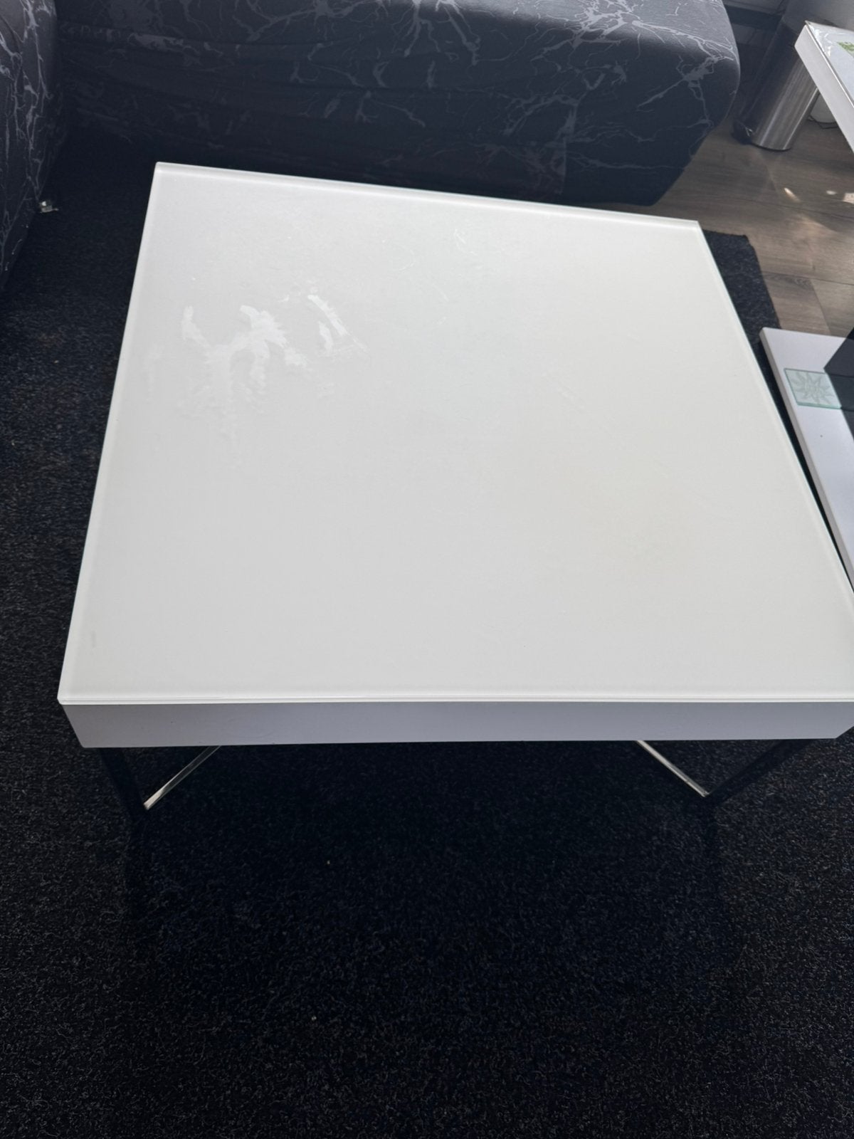 Ronald Schmitt Design Salontafel, Ophalen, 50 tot 100 cm, Rechthoekig, Glas